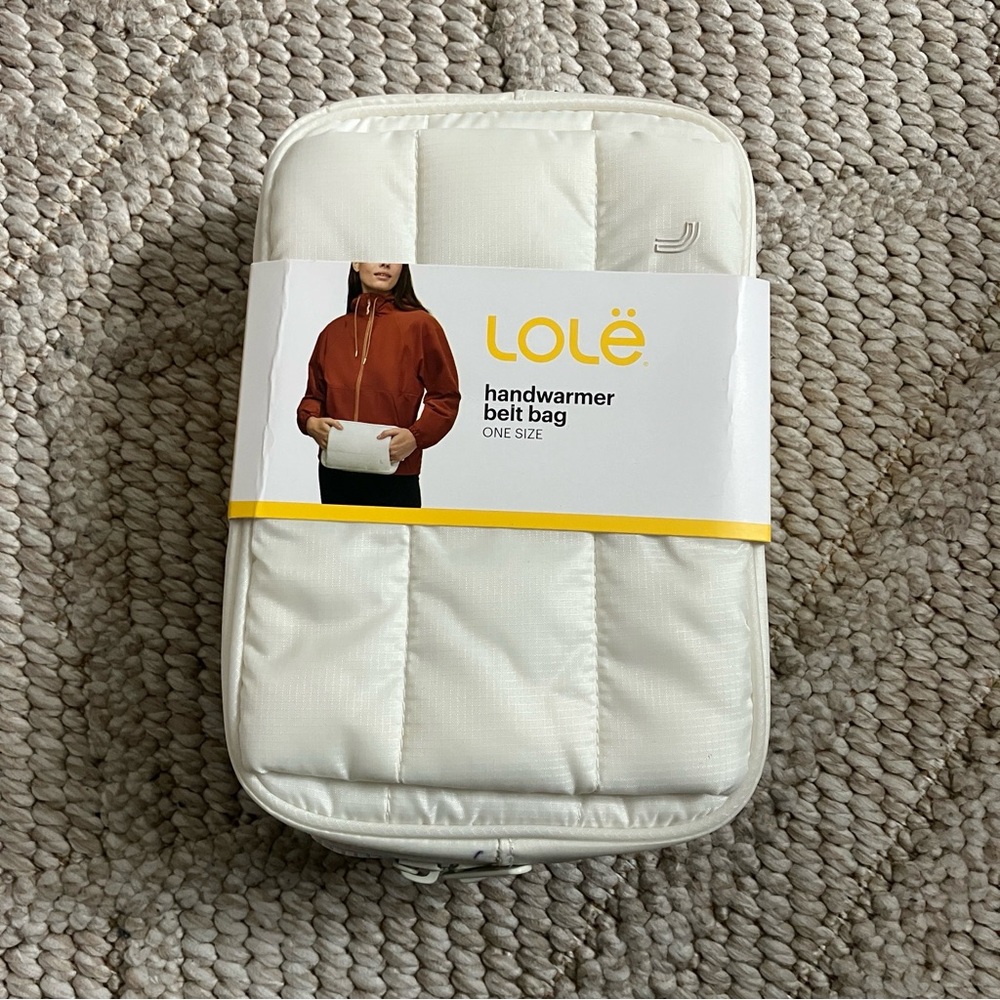 NWT Lole Handwarmer Belt Bag - White